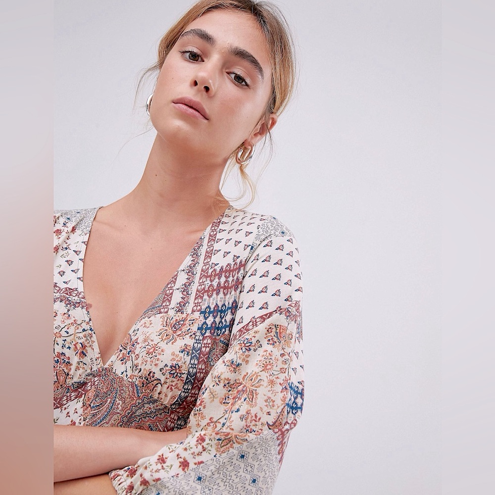 Bohemian Patchwork Dress summer